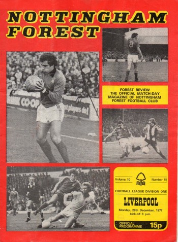 Match programme